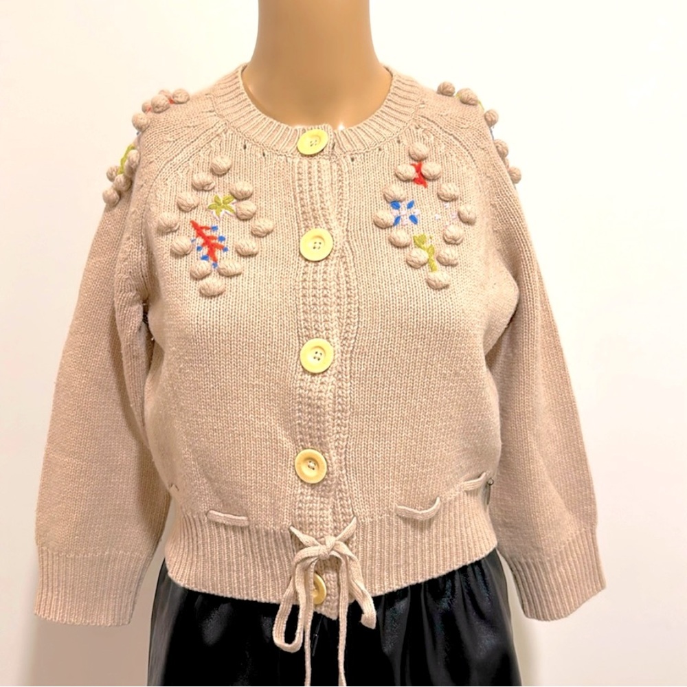 See by Chloe Embroidered Detailed Sweater